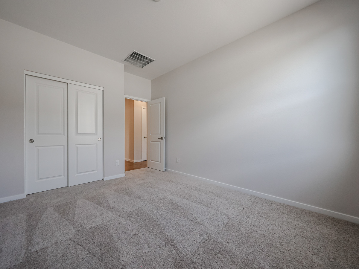 A room with white doors.