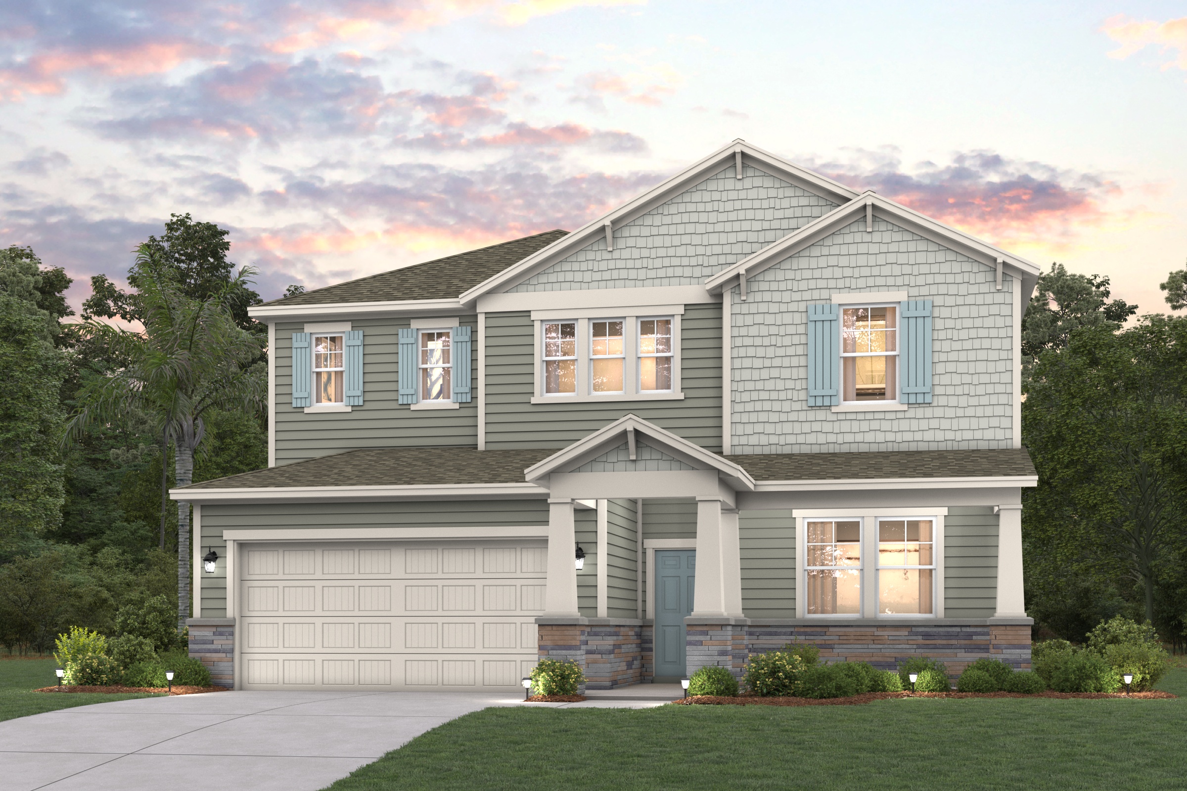 Dogwood Plan Elevation B31 at NorthShore by Century Communities